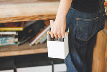Pen + Desk Organizer - Small - Steel + Wood