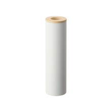 Round Tissue Case - Steel + Wood