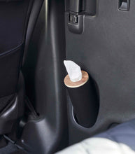 Round Tissue Case - Steel + Wood
