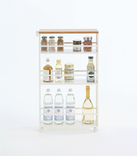 Slim Storage Cart (32" H)  - Steel