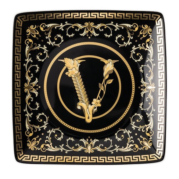 Rosenthal Versace Canape Dish Virtus Gala Black