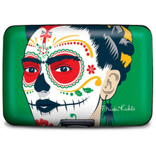 RFID Secure Armored Wallet Frida Kahlo Sugar Skull