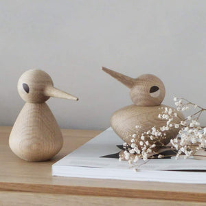Turning Head Bird, Wooden Figure
