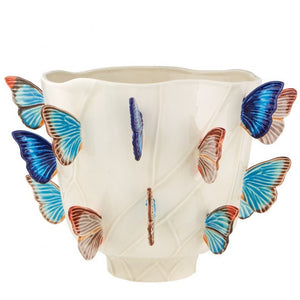 Cloudy Butterflies by Claudia Schiffer Vase 16"
