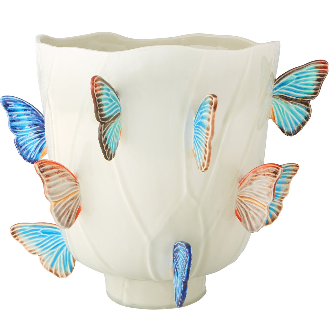 Cloudy Butterflies by Claudia Schiffer Vase 16