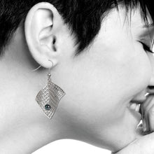 Art and Architectural Earrings Diamond Armchair