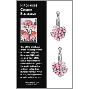 Art and Architectural Earrings Cherry Blossom
