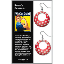 Art and Architectural Earrings Rosie the Riveter