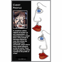 Art and Architectural Earrings Cubist Profile