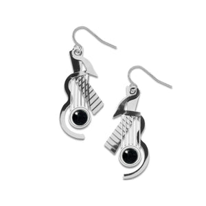 Art and Architectural Earrings Cubist Guitar