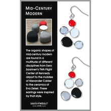Art and Architectural Earrings Mid-Century Modern