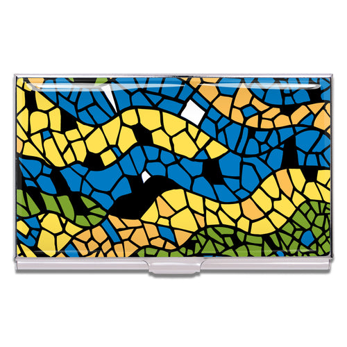 Business or Credit Card Holder Mosaic by Antoni Gaudi
