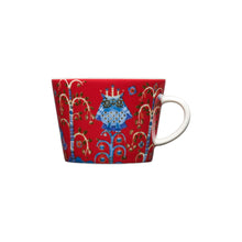 Iittala Red Taika coffee/tea cup, 6.75oz, porcelain.