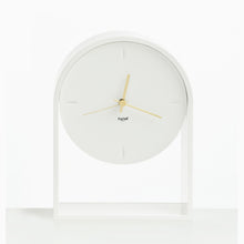 Kartell Air Du Temps clock in white opaque PMMA.