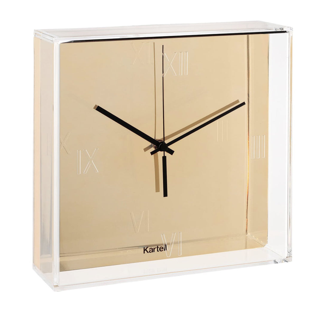 Kartell Tic & Tac Wall/Table Clock Gold
