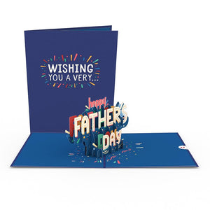 Pop Up Greeting Card Happy Father's Day