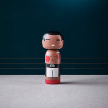Lucie Kaas Kokeshi Doll - Muhammad Ali