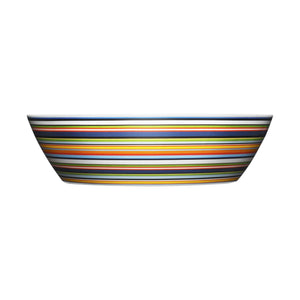 Iittala Orange Origo bowl, capacity 2qt/2L.