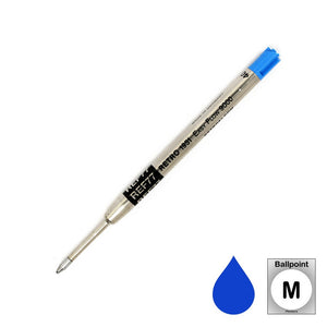 Retro 51 blue easy flow ballpoint refill for pens.