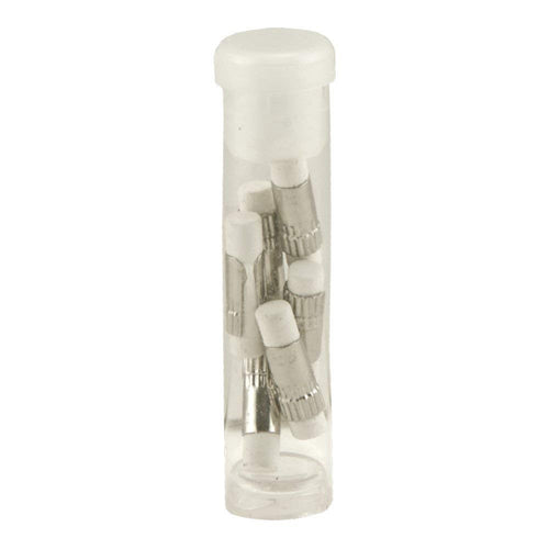 Set of 6 erasers for Retro 51 Hex-o-Matic pencils.