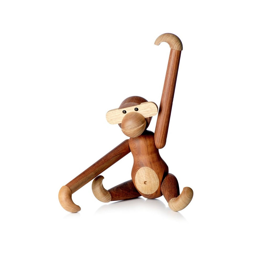 Monkey designed by Kay Bojesen made of teak and limba wood. 