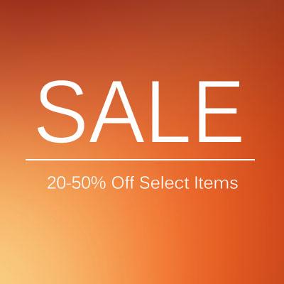 Save 20-50% off the regularly priced items that are rarely marked down!