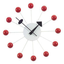 Vitra George Nelson Ball Clock Red 1948