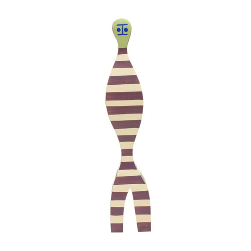 These hand painted wooden dolls made out of solid fir. The colorful design is inspired by Alexander Girard’s home in Santa Fe.