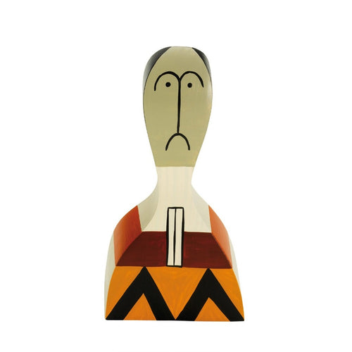 These hand painted wooden dolls made out of solid fir. The colorful design is inspired by Alexander Girard’s home in Santa Fe.