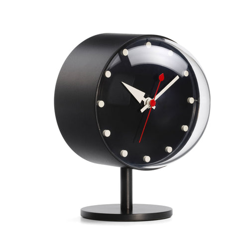 Vitra Desk Clock Night Clock Black by George Nelson