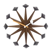 Vitra Wall Clock Poligon Walnut