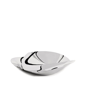 Alessi Resonance Fruit holder in 18/10 stainless steel mirror polished.