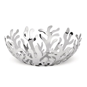 Fruit bowl in 18/10 stainless steel mirror polished.