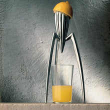 Citrus-squeezer in aluminium casting, mirror polished. 