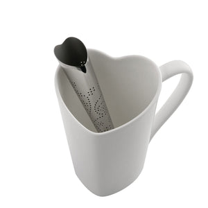Tea infuser in 18/10 stainless steel mirror polished. 