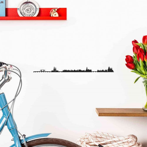 The Line City Skyline Silhouette Amsterdam