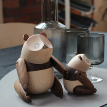 Panda Wooden Figure