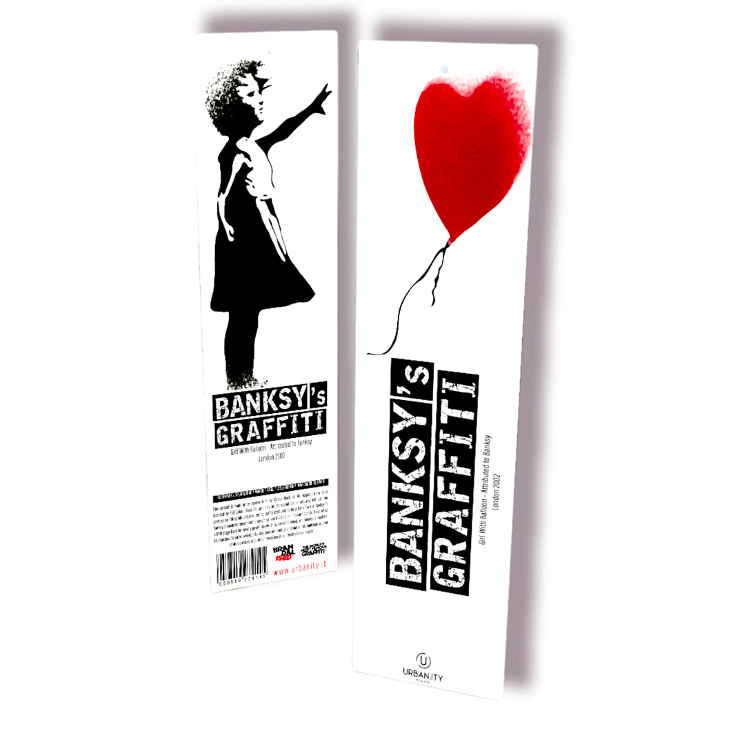 Banksy bookmark “Girl With Balloon”