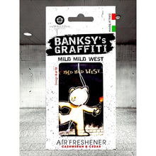 Banksy Car Air Freshener - Mild Mild West