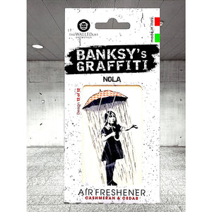 Banksy Car Air Freshener - Nola