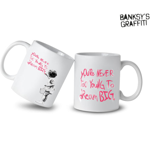 Banksy Ceramic Mug Dream Big
