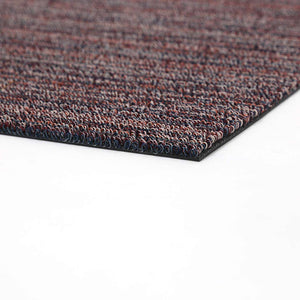 Chilewich Shag Skinny Stripe Floormat Mulberry