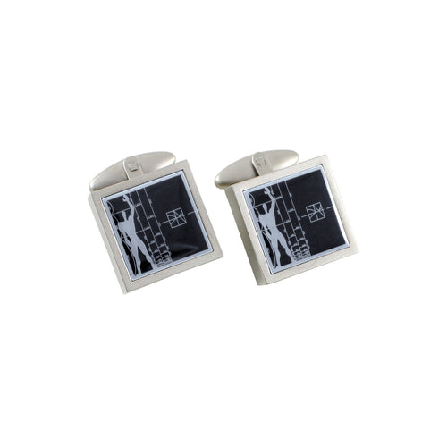 Cufflinks Le Modulor Figure by Le Corbusier
