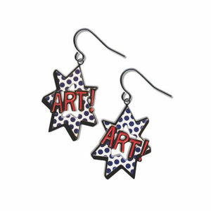 Art and Architectural Earrings Pop Art