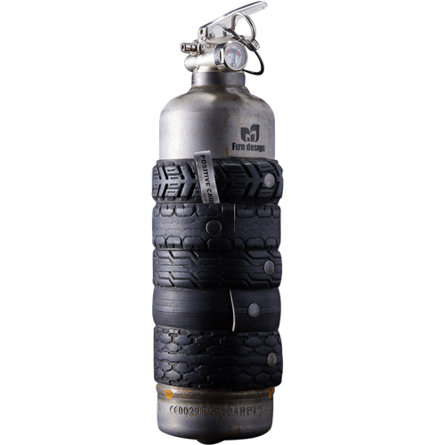 Fire Design - Fire Extinguisher Auto Tire Vintage