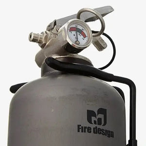 Fire Design - Fire Extinguisher NY Raw Metal