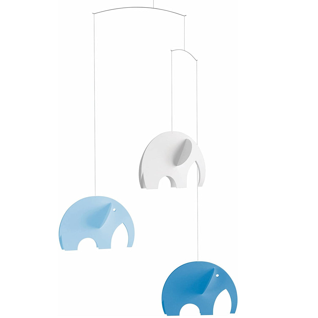 Mobile Elephants Blue