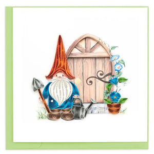 Greeting Card Garden Gnome