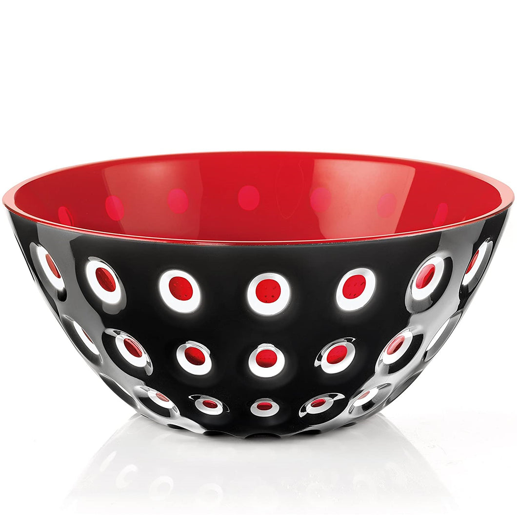 Guzzini Le Murrine Bowl Black/White/Red
