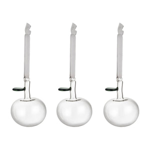 Iittala Glass Ornaments Apple Set/3